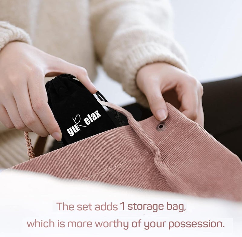 gurelax Facial Hair Removal for Women, Facial Hair Remover, Hair Removal Device for Peach Fuzz, Chin, Upper Lip, with Flannel Bag - Image 3